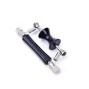 Black Carbon Steel Facility Guitar Rolling Glider Capo for 6-String Guitar FT