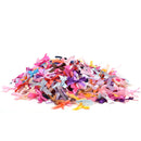 500X Assorted Mini Satin Ribbon Bows Tied Craft Embellishment Wedding Decor TO