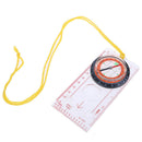 Magnifying Compass Ruler Scale Scout Hiking Camping Boating Orienteering Map FT