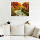5D Diy Diamond Painting Cross Stitch Diamond Embroidery Landscape Autumn Fo