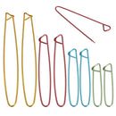 4 Sizes/Set  Aluminum Stitch Holders Pins Knit Knitting Needles Crochet Hooks 4x