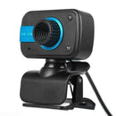 USB Webcam with Built-in Microphone 2LED Night Vision Clip-on Web Camera AU