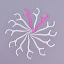 100 Pcs Disposable Dental Flosser Interdental Brush Teeth Stick Floss Oral C Nw