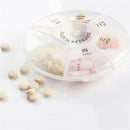 7 Grids 8.5cm Portable Weekly Pill Storage Box Case Container Medicine Organizer