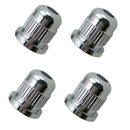 8 Pieces Metal Electric Bass Through Body String Mounting Ferrules Bushing