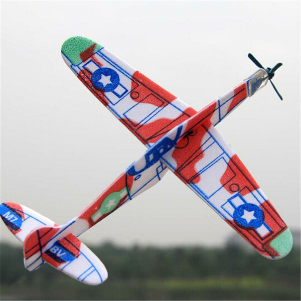 19cm Hand Throw Flying Glider Planes Foam Airplane Party Bag Fillers Kids Toys Z