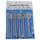 10-25mm Spade Paddle Flat Drill Bit Set Wood Boring Woodworking 1/4" Hex Shank