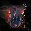 3200DPI LED Optical 7D USB Wired Gaming Game Mouse for PC Laptop Black