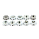 10pcs HCS Deep V Groove Sealed Guide Line Track Pulley Ball Bearing 4*13*6mm M&O