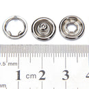 50 Set Nice Plated PRESS STUDS SNAP POPPER 11mm Prong Snap Fastener Press Stud