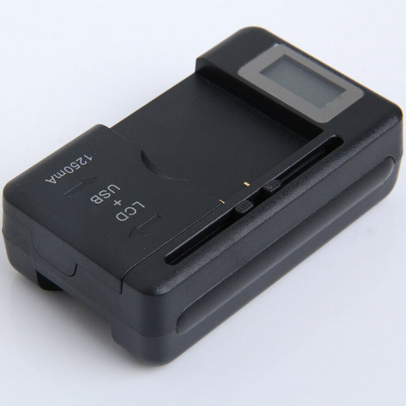 Universal LCD USB Charging Dock US Plug Battery Charger for Cell Phones