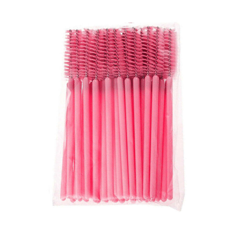 50PCS Disposable Eyelash Brush Mascara Wands Applicator Spoolers Makeup(5)