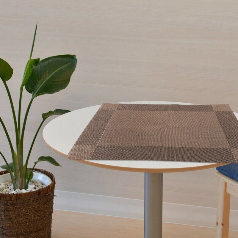 1 x Placemat Place Mat Table Mat Washable 45x30cm, Brown