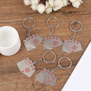 Personality keychain royal card keyring metal  jewelry women men car accessory