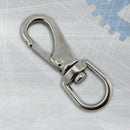 2PCS  Aluminum CarabinerKey Chain Clip Snap Hook Karabiner Camping Keyring