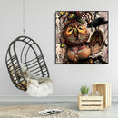 5D DIY Diamond Painting Full Drill Cross Stitch Owl Embroidery Handicrafts