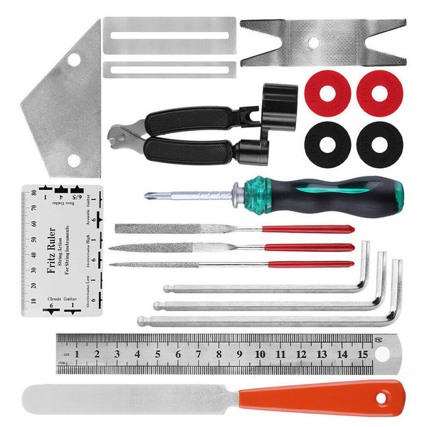 Portable Stainless Steel Guitar Cleaning and Maintenance tool set Newest Useful