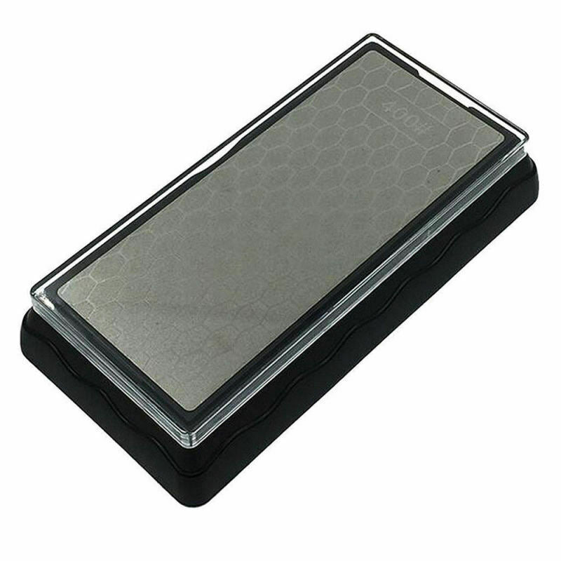 1* New Diamond Coated Plate Sharpener Whetstone Sharpening Stone 400/1000