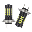 Pair 44 LED Super Bright XBD Headlight Hi/Lo Beam Bulbs For Car H7 H4  3030