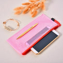 10 Pieces Zipper File Pouch Grid Document Bag Multipurpose Storage Pouch Ba