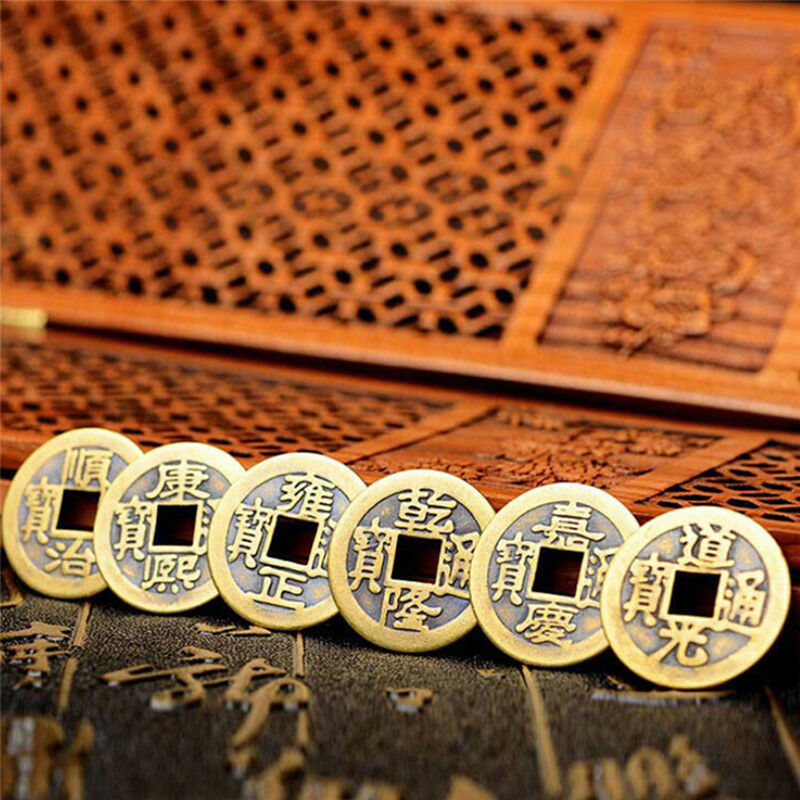 Auspicious Lucky Chinese Feng Shui Emperor Coin Good Luck Prosperous Protectio Z