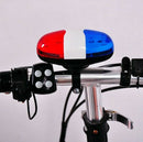 6 LED 4 Tone Sounds Bike Horn Bell Police Car Light Electronic Horn Siren