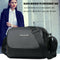 Women Washed PU Crossbody Bag Large Capacity Mother Zipper Shoulder Pouch