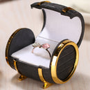 Beer Barrel Jewelry Gift Box Travel Women Studs Showcase Ring Display Case