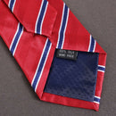 New Red blue stripes Silk Tie Jacquard Woven Classic Necktie Men's Tie