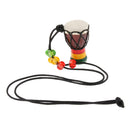 2 Pcs Djembe Pendant African Drum Jewelry Necklace for Children Gift D