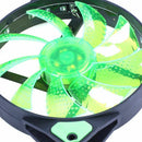 15 Lights LED PC Computer Chassis Fan Case Heatsink Cooler Cooling Fan DC