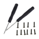 10x For Nintendo Switch Joy-Con Y Tri/Wing Tri/Point Screws Screwdriver Kit