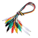 10pcs Double-ended Clips Test Line Cable Test Clamp Connector Testing Wire