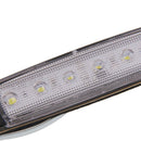 2PCS 12V 6 LED SMD WHITE SIDE MARKER LIGHT POSITION TRUCK TRAILER LORRY CAB