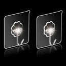 20Pcs Hook Strong Transparent Suction Wall Sucker Hanger Waterproof Adhesiv K5Z4