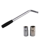 Wrench 4 Way Lug Nut Telescoping Adjustable Lug Nut Socket Wheel Tire Change