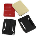 4Pcs Helmet  Mounts for GOPRO Hero 2 3 4 Sjcam Flat Curved Accessories