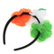 Green Shamrock Headband Saint Patrick Day Irish Pride Day Parade Dress Up