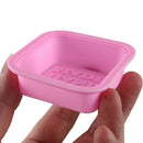Square Silicone Handmade Soap Mold, DIY Cake Mold (Color Randomly) T8Z8