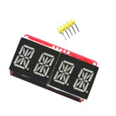 5 Pcs 0.54inch 4 Digit Segment Red Tube LED Display Module for Arduino I2C