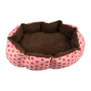 Soft Flannel Pet Dog Puppy Cat Warm Bed House Plush Cozy Nest Mat Pad