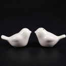 1 Set of Love Birds Ceramic Salt and Pepper Shakers Personalised Wedding Fa