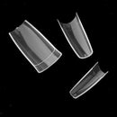 500x French Girls French False Nails Tips Full Cover for Salon Nail Design