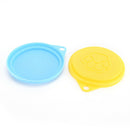 88mm Pet Dog Cat Food Storage Can Tin Cover Lid Top Cap Random Color Reusable LJ