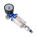 1X 150mm Air Regulator Gauge Spray Gun In-Line Water Oil Trap Filter Separator