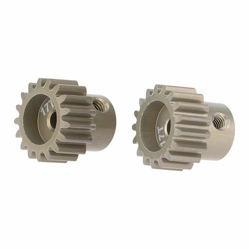 2Pcs 32DP 3.175mm 17T Pinion Motor Gear for 1/10 RC Car Brushed Brushless M R2Q4