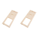 2 Pieces Sauna Wooden Vent Valve - 33x13cm / 13x5inch