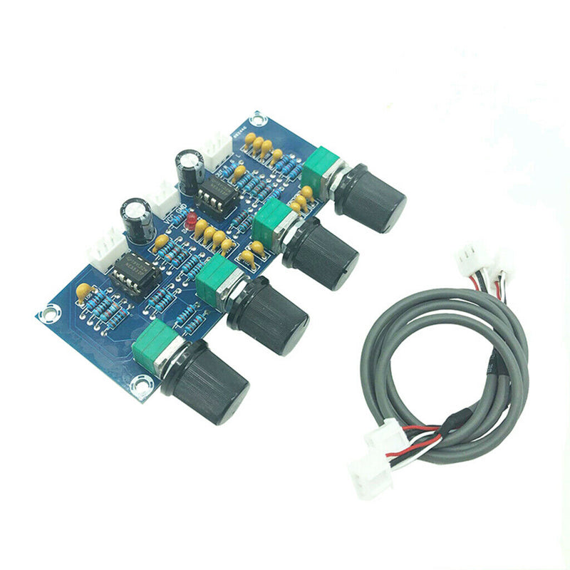 2x XH-A901 NE5532 Tone Card Preamp with Treble Volume Adjustment