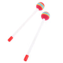 2 Pieces Lollipop Hand Drum Sticks 21cm/8.27inch Percussion Instrument Parts for