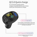 Bluetooth Car USB Charger FM Transmitter Radio Adapter MP3 Player Quick ChargeBX